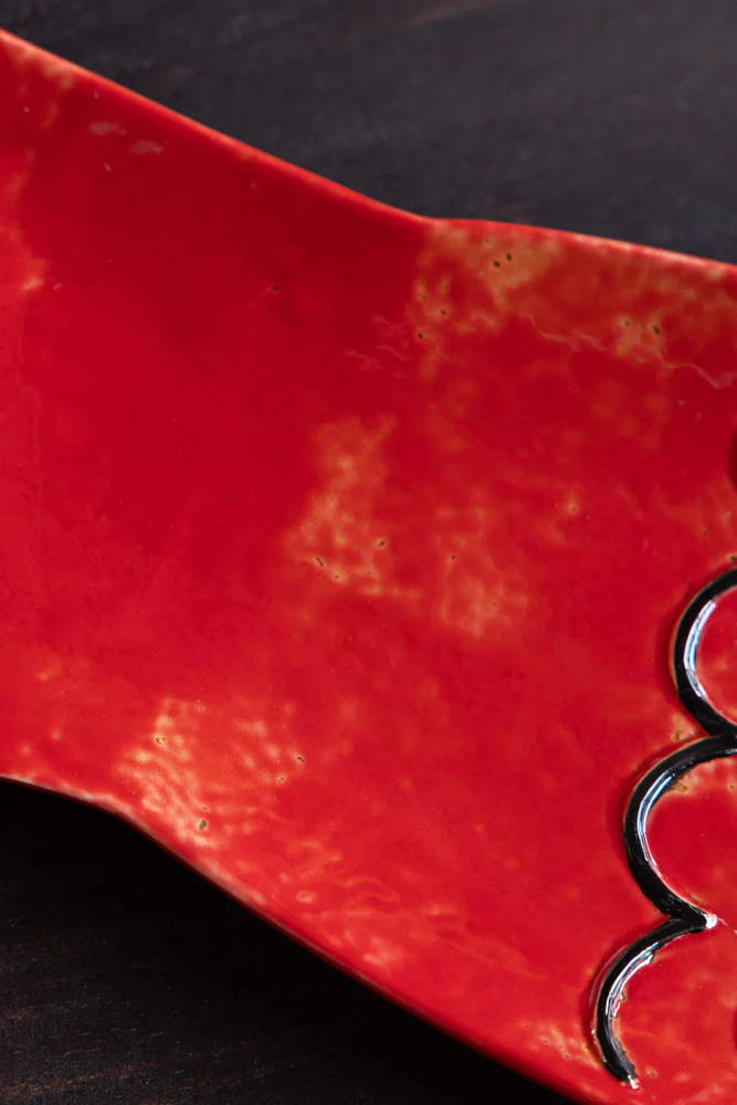 Red Fish Display Dish - Image 5