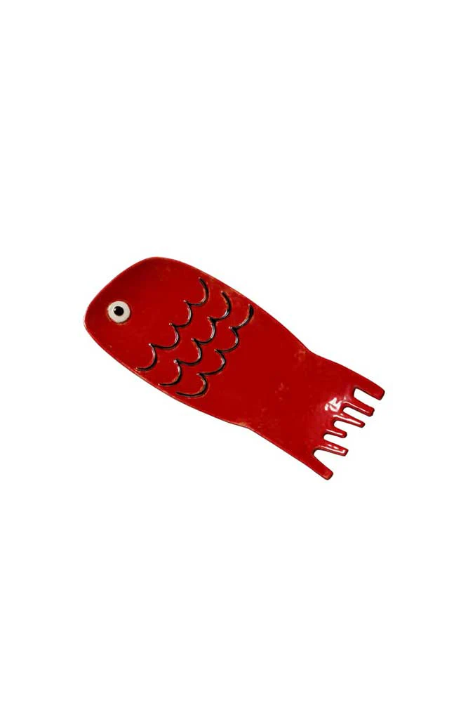 Red Fish Display Dish - Image 6