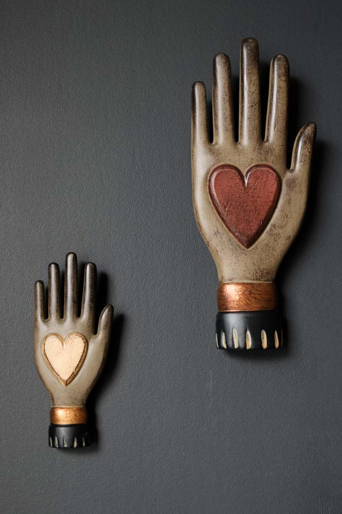 Red Heart On Hand Wall Ornament - Image 5
