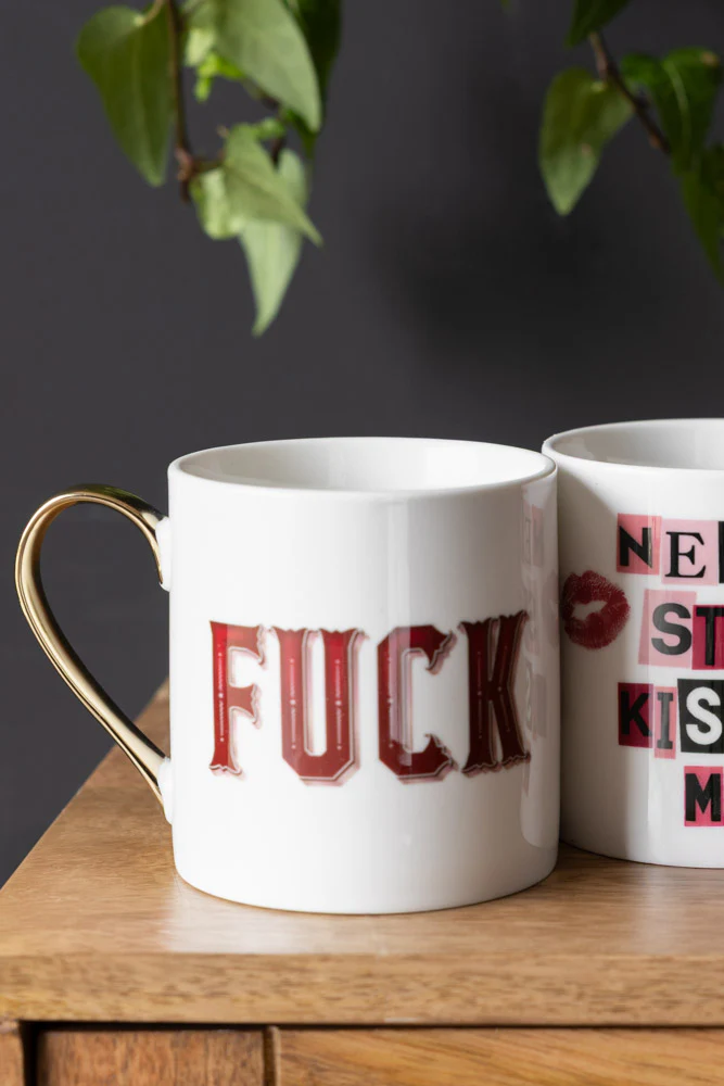 Red & Pink Fuck Mug - Image 5