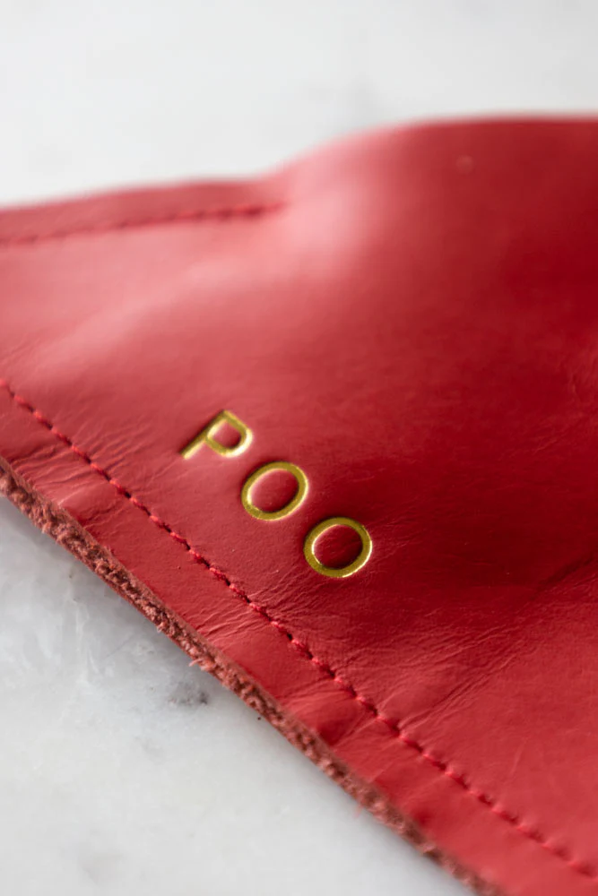 Red Triangle Dog Poo Bag Pouch - Image 2