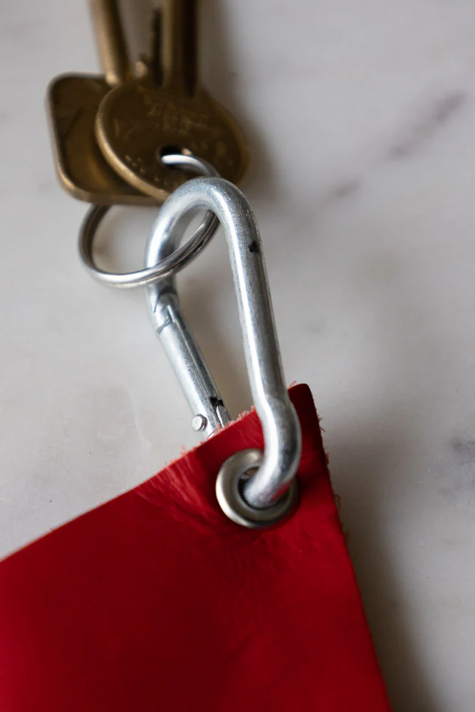 Red Triangle Dog Poo Bag Pouch - Image 4