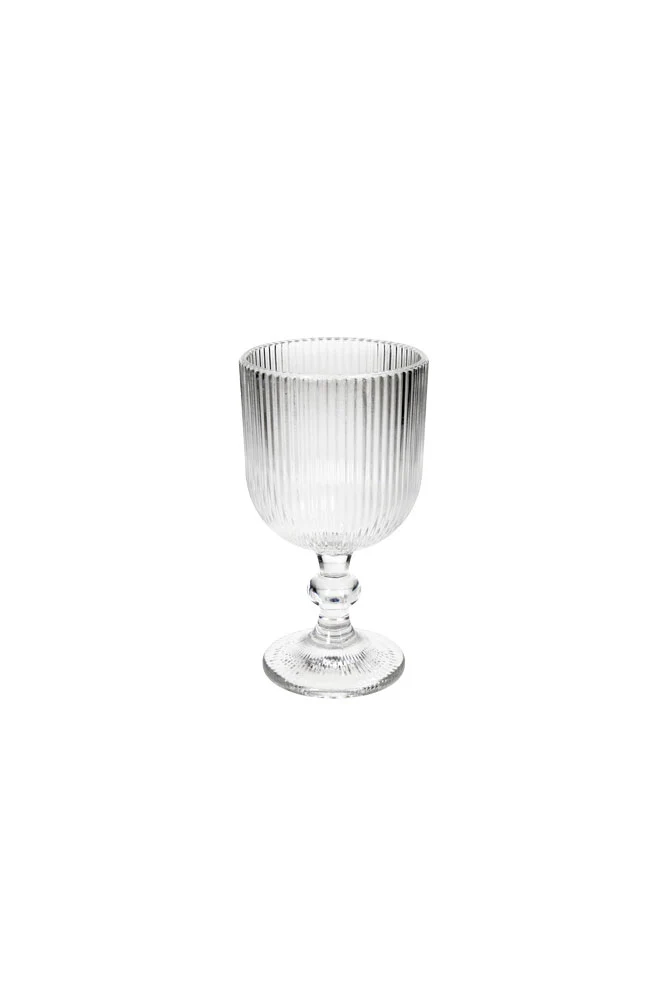 Ribbed Wine Glass - Image 7