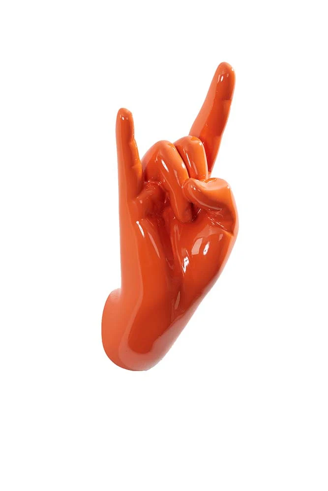 Rock On Hand Wall Art & Coat Hook - Image 2