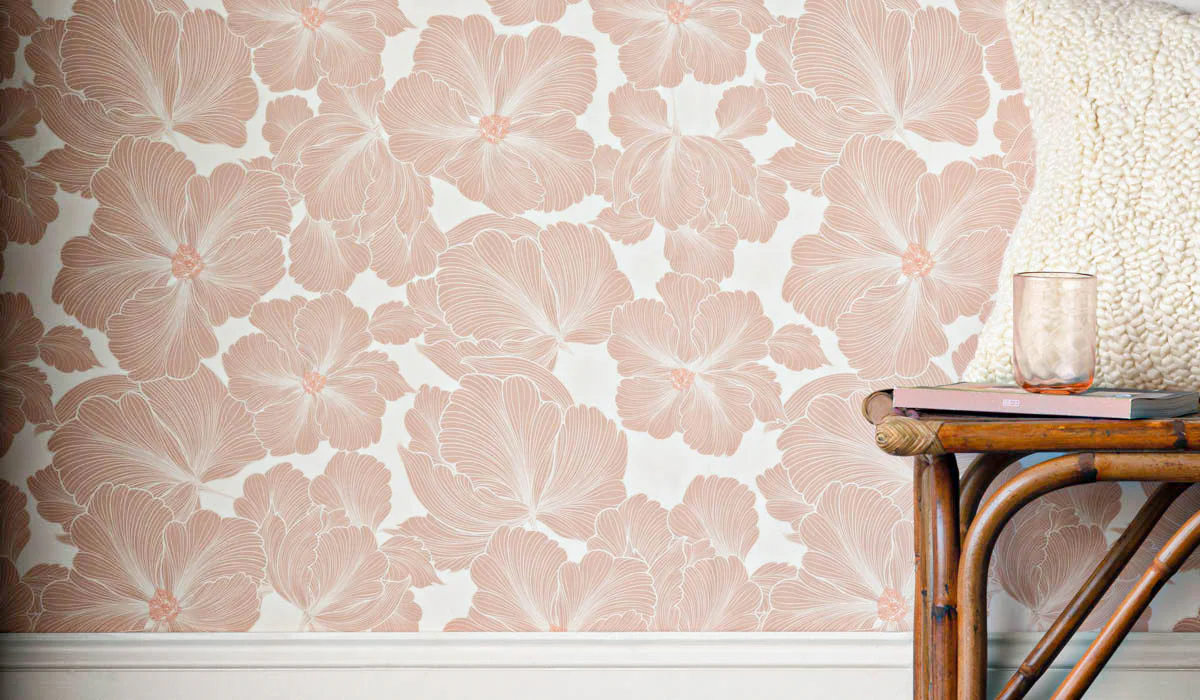 Rockett St George Bohemian Bloom Blush Wallpaper - Image 10