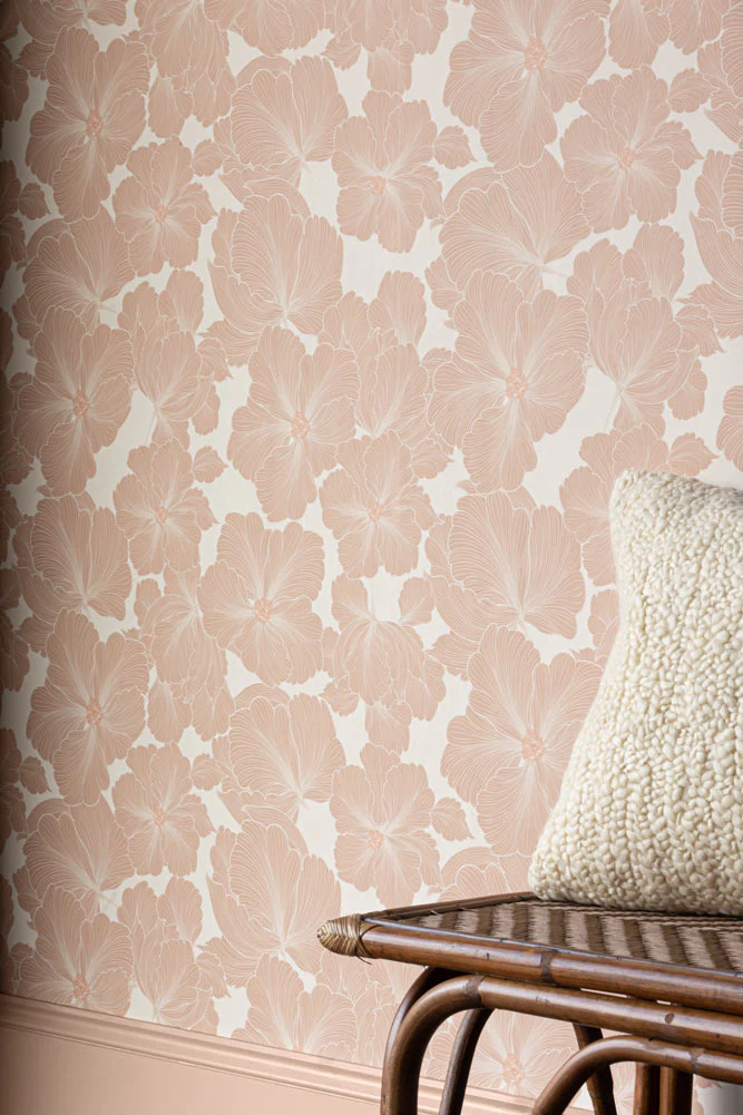 Rockett St George Bohemian Bloom Blush Wallpaper - Image 14