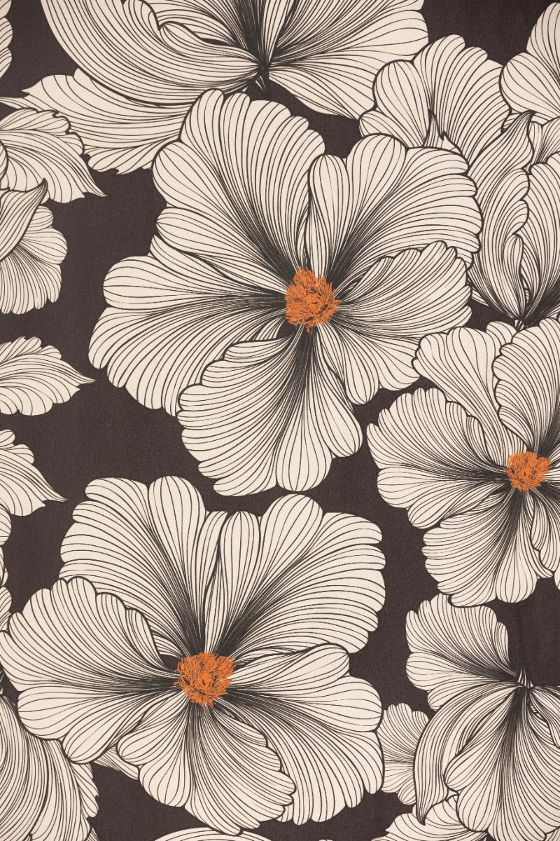 Rockett St George Bohemian Bloom Monochrome Wallpaper - Image 15