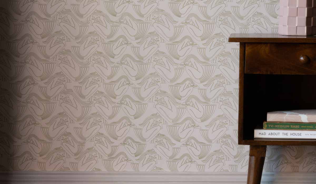 Rockett St George Deco Nymph Blush Pink Wallpaper - Image 21