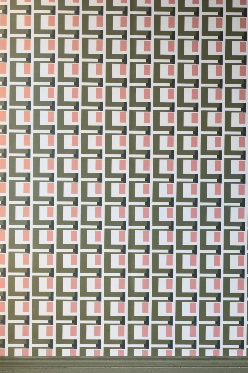 Rockett St George Electric Geometric Avocado Wallpaper - Image 2
