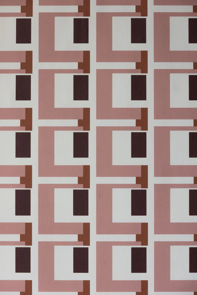 Rockett St George Electric Geometric Peach Wallpaper - Image 13