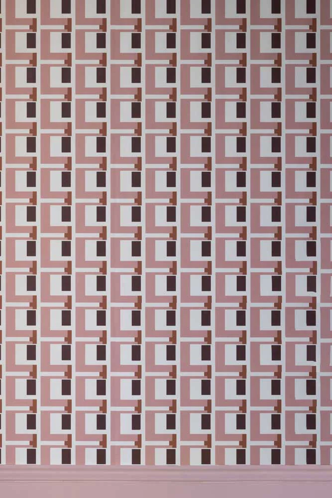 Rockett St George Electric Geometric Peach Wallpaper - Image 6