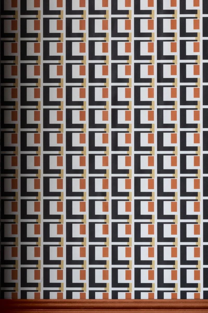 Rockett St George Electric Geometric Rust Wallpaper - Image 12