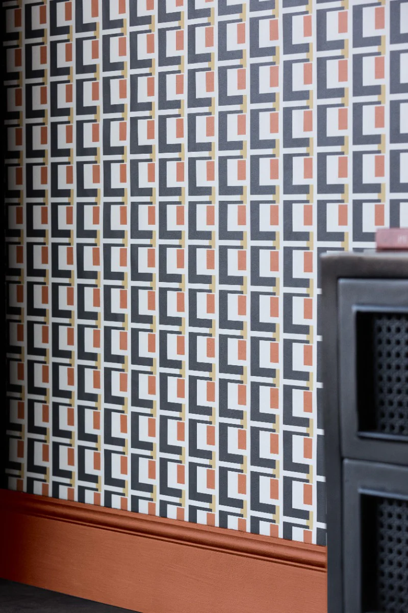 Rockett St George Electric Geometric Rust Wallpaper - Image 9