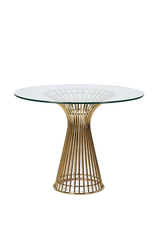 Round Glass Top Dining Table - Image 4