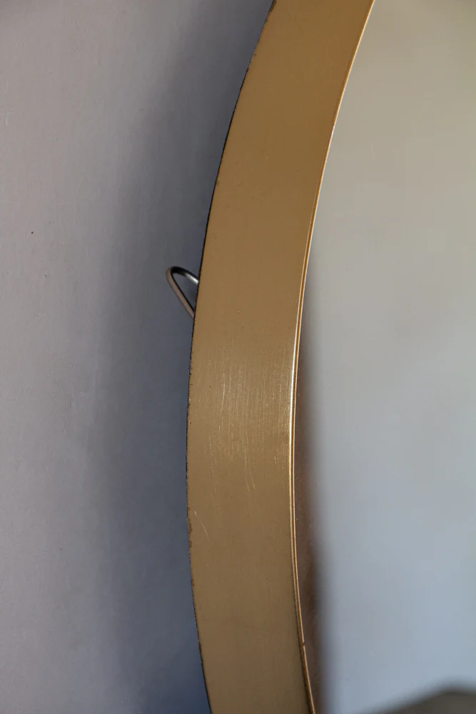 Round Gold Framed Wall Mirror - 3 Sizes Available - Image 3