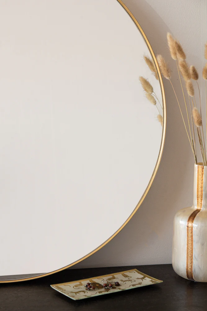 Round Gold Framed Wall Mirror - 3 Sizes Available - Image 7