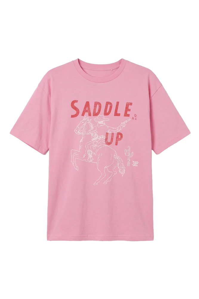 Saddle Up Pink Cowboy T-Shirt - Available in 6 Sizes - Image 9