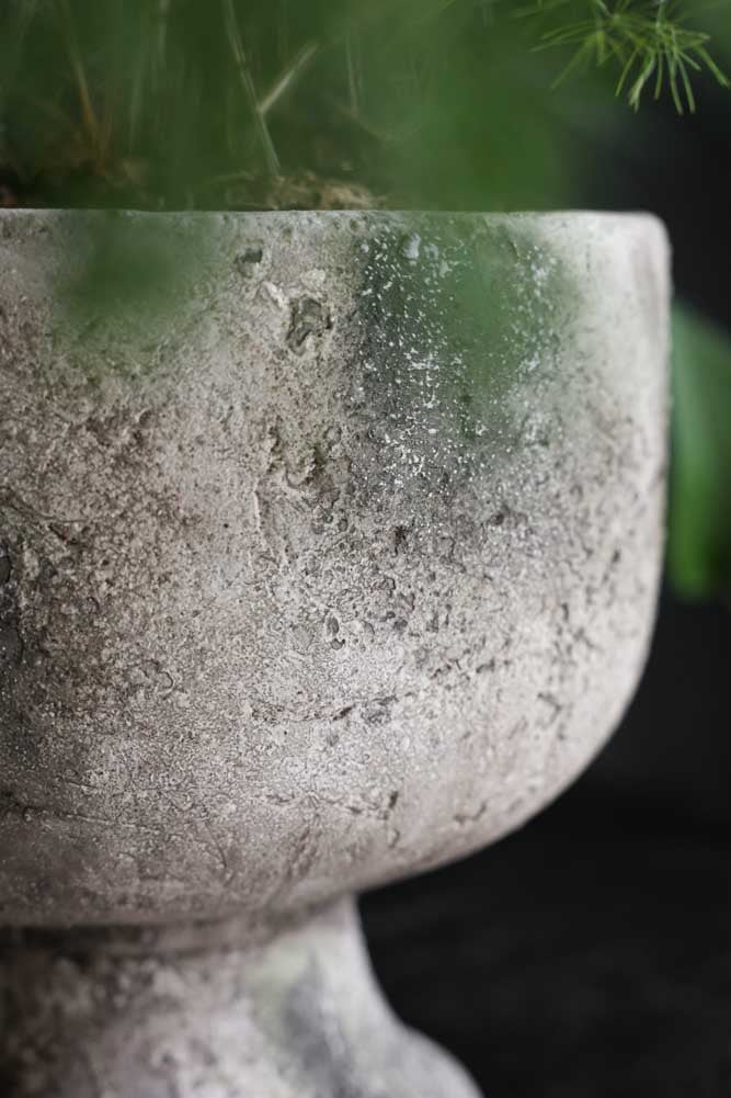 Sandstone Effect Footed Planter - Image 4