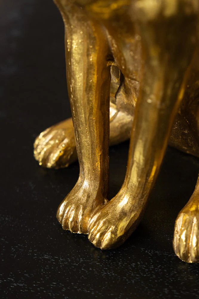 Set Of 2 Beautiful Gold Rabbit Ornaments - Image 7