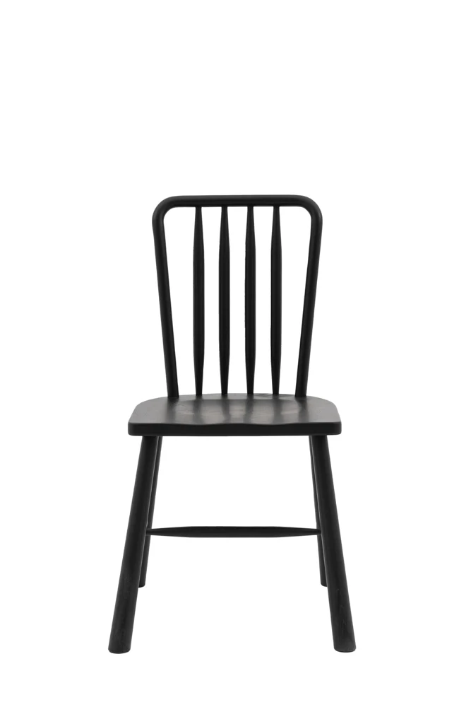 Set of 2 Classic Wooden Frame Dining Chairs - Image 5