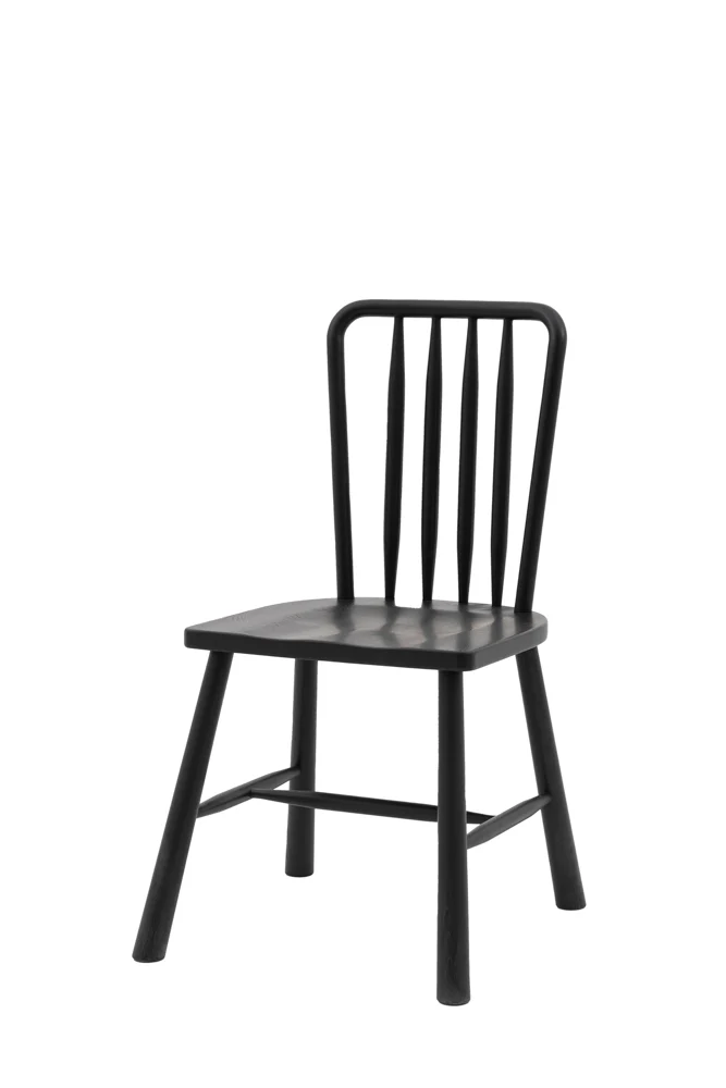 Set of 2 Classic Wooden Frame Dining Chairs - Image 6