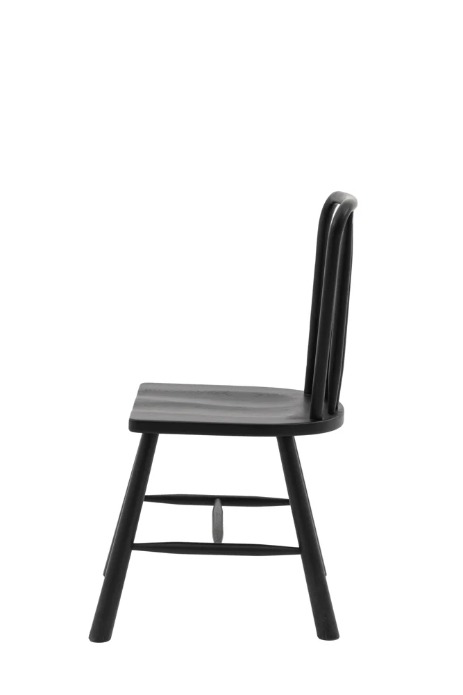 Set of 2 Classic Wooden Frame Dining Chairs - Image 7
