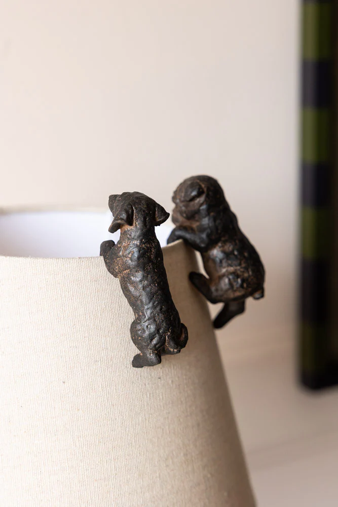 Set of 2 Small Climbing Dog Decorations - Image 14