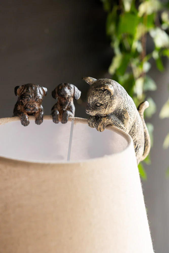 Set of 2 Small Climbing Dog Decorations - Image 3