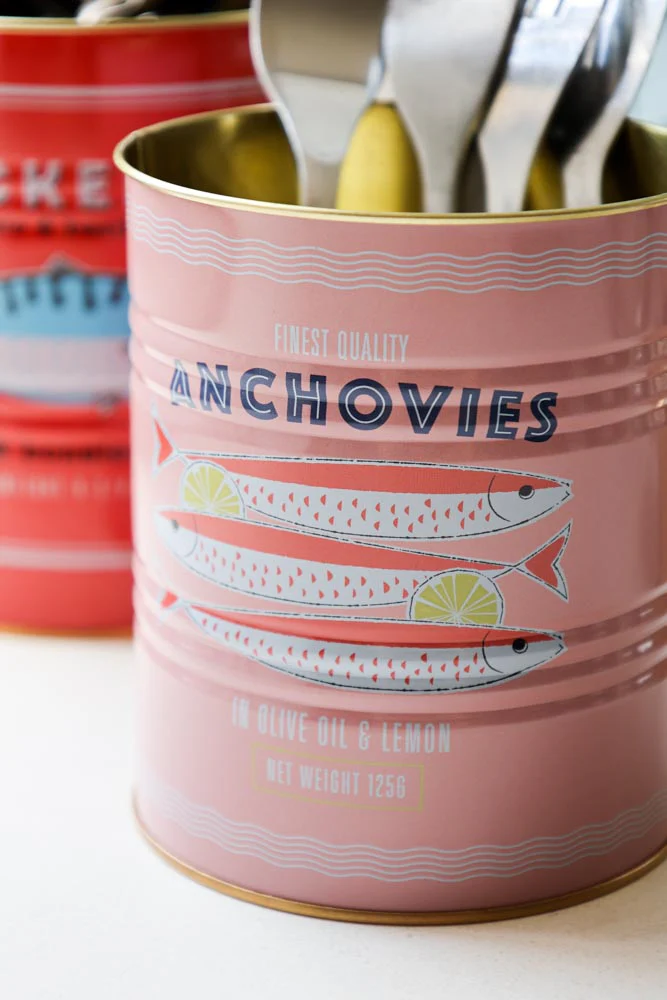 Set Of 2 Fish Storage Tins - Image 2