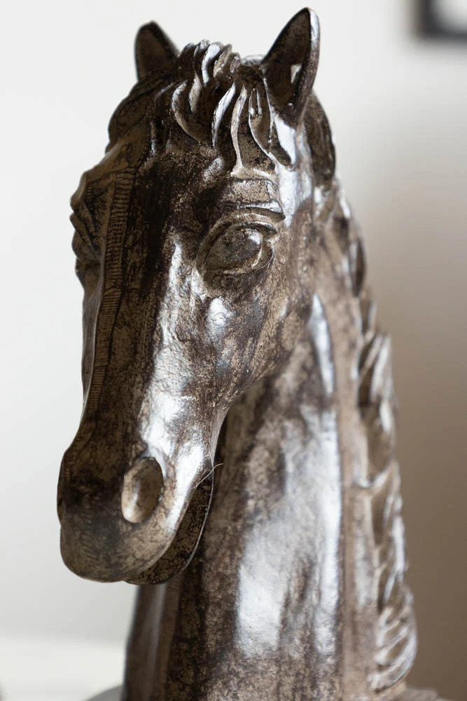 Set Of 2 Horse Head Bookends - Image 3
