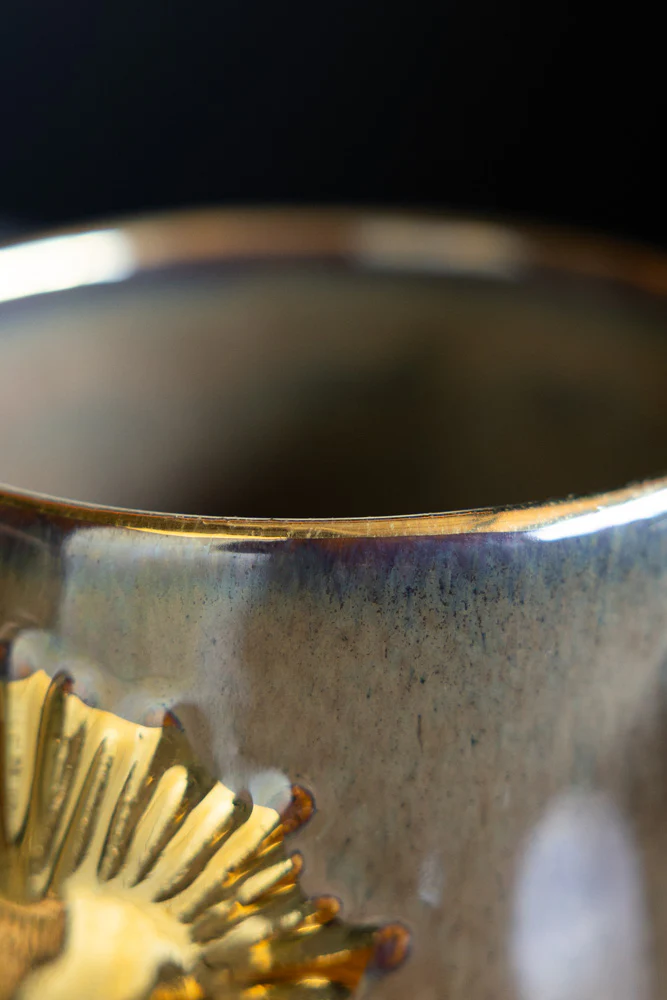Set of 2 Milagro Heart Glazed Mugs - Image 3