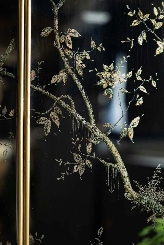 Set Of 3 Chinoiserie Decorative Mirrors - Image 3
