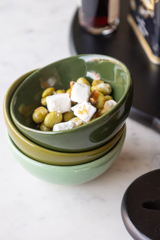 Set of 3 Green Ceramic Dipping Bowls - Image 5