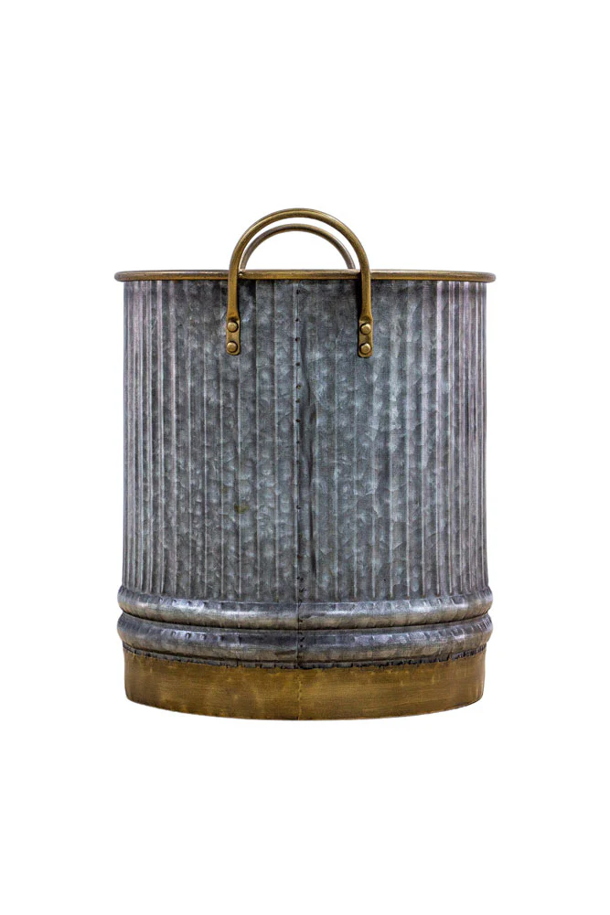 Set of 3 Industrial Style Iron Planters - Image 5