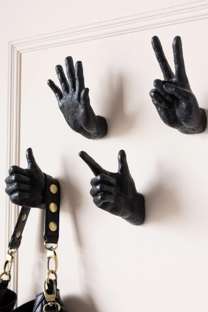 Set of 4 Hand Wall Hooks - Image 6