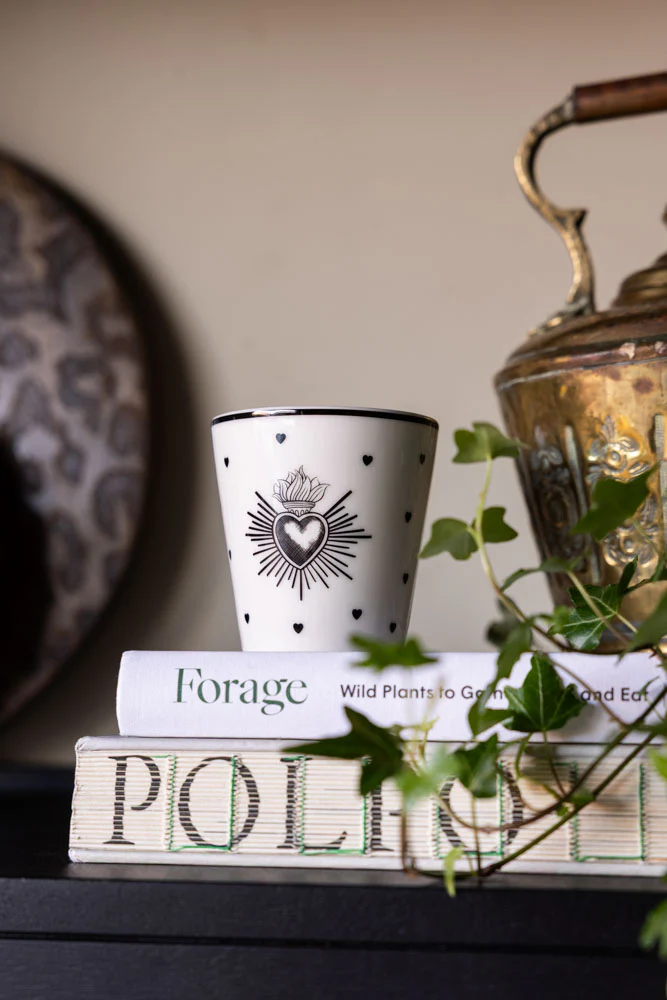 Set of 4 Milagro Heart Ceramic Cups - Image 5