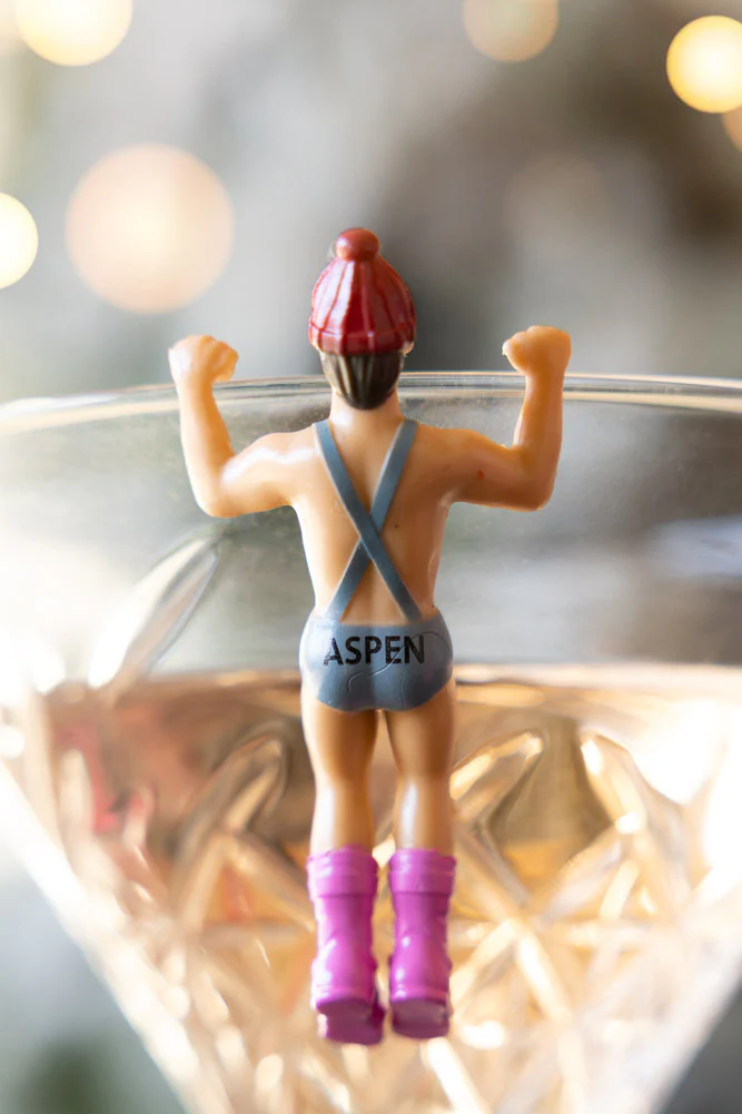 Set Of 6 Apres Ski Wine Glass Charms - Image 3
