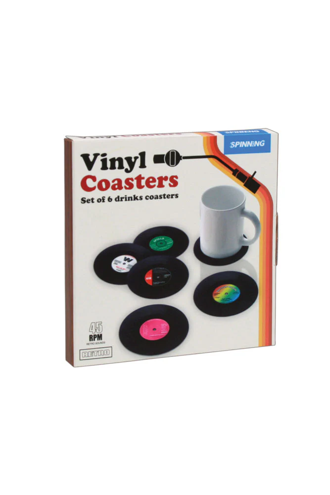 Set of 6 Vinyl Style Coasters - Image 11