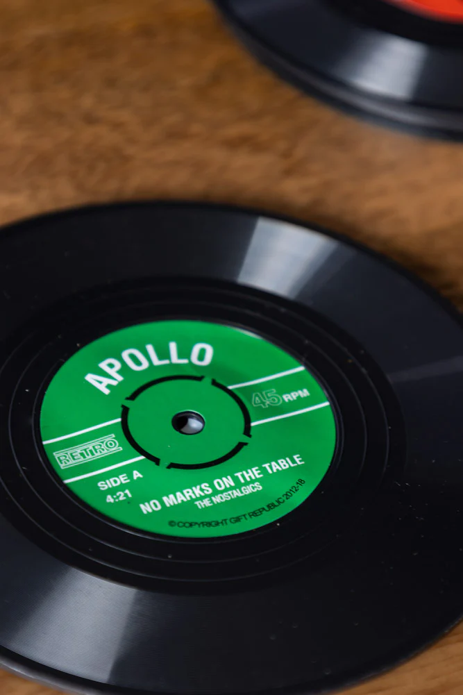 Set of 6 Vinyl Style Coasters - Image 6