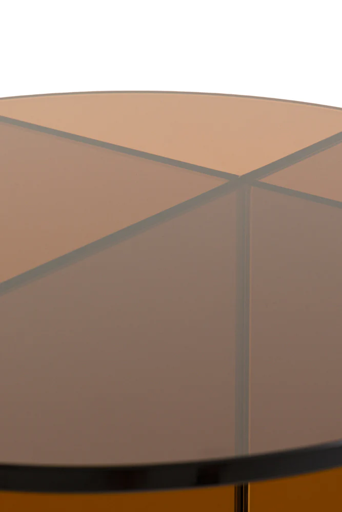 Seventies Amber Glass Side Table - Image 10