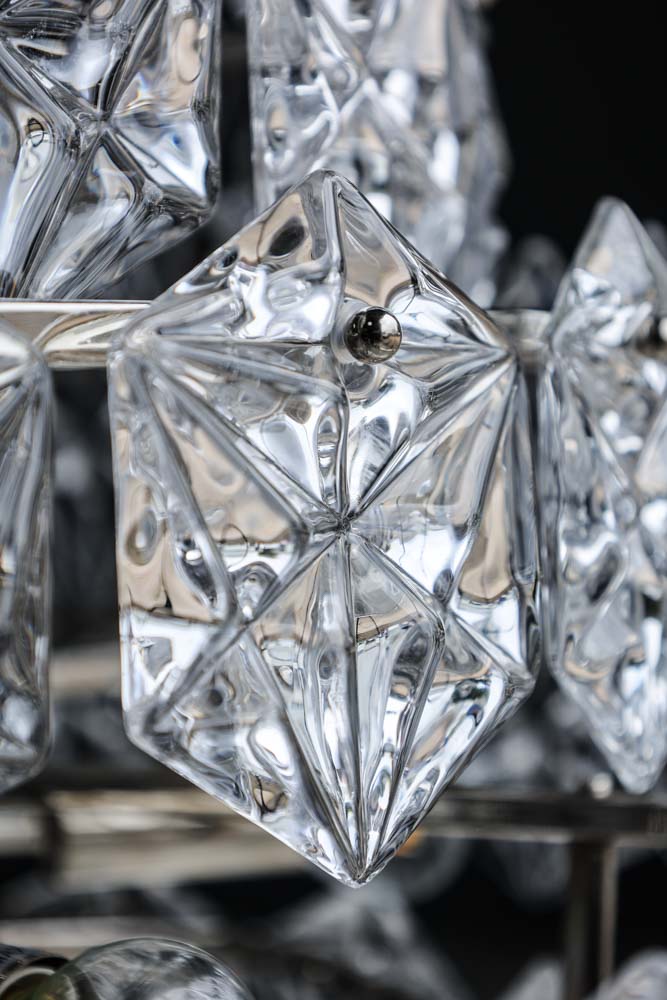 Showstopping Multi-Layer Glass Chandelier - Image 3