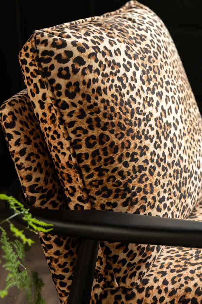 Signature Leopard Print Accent Chair - Image 3