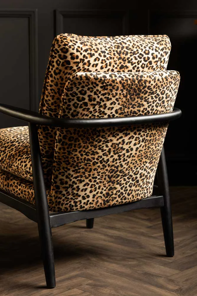 Signature Leopard Print Accent Chair - Image 4