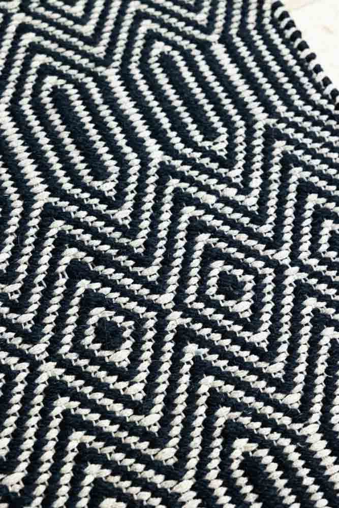 Sloan Monochrome Geometric Rug - 4 Sizes Available - Image 3