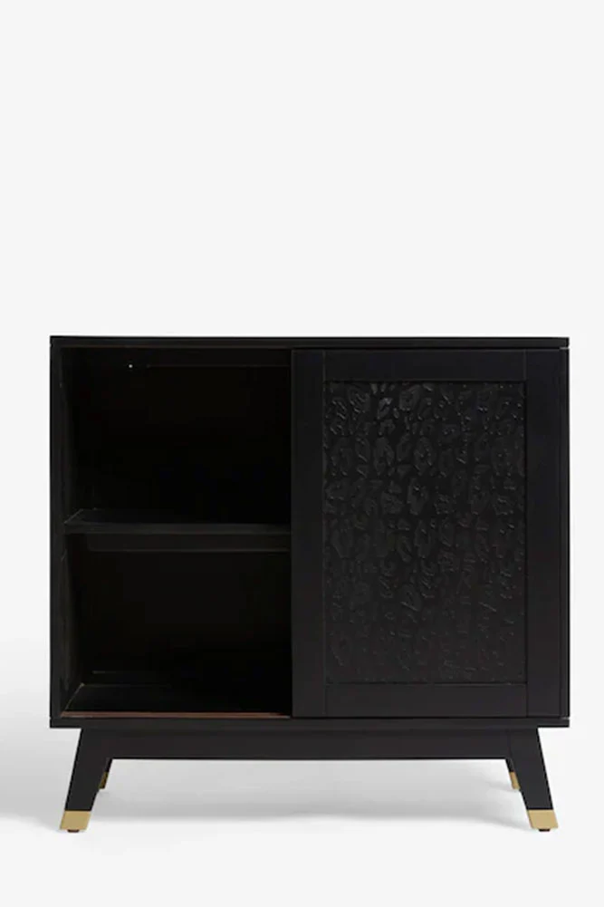 Small Black Leopard Print Sideboard - Image 4