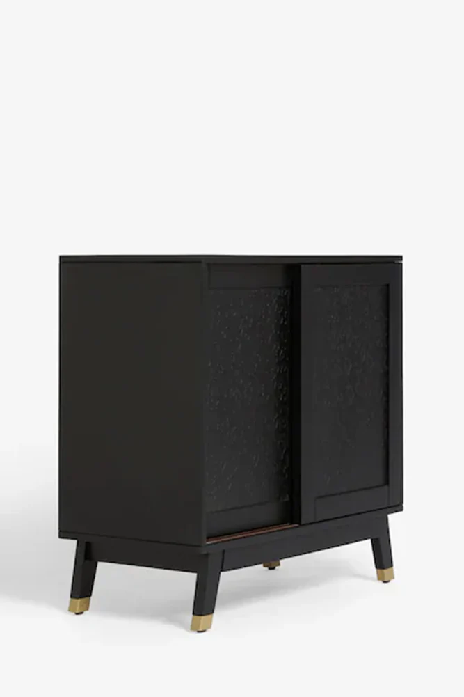 Small Black Leopard Print Sideboard - Image 5