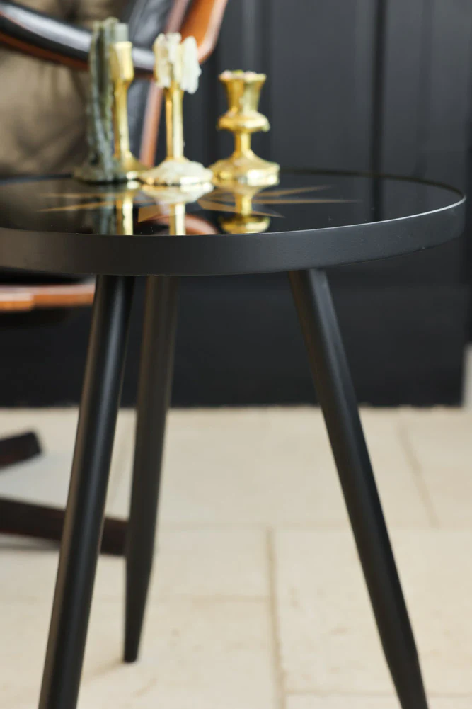 Small Black Star Side Table - Image 6