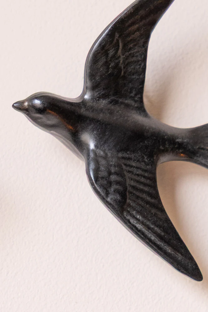 Small Black Swallow Wall Decoration - Image 5