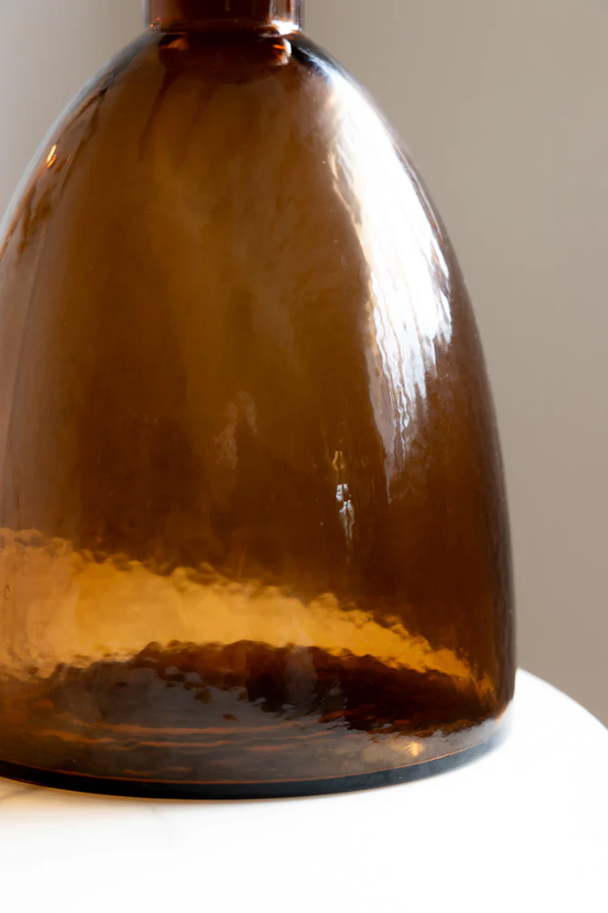 Amber Smoked Glass Decanter - Image 6