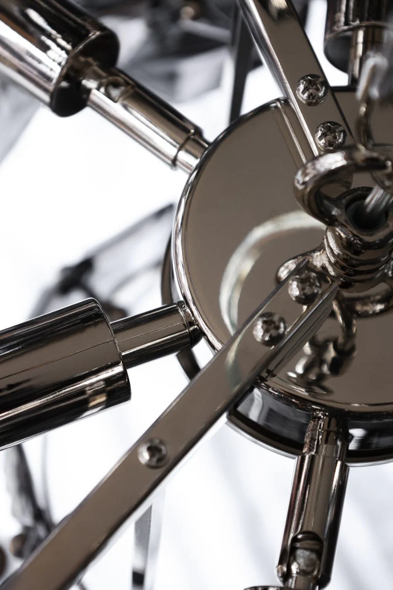 Smoked Showstopping Multi-Layer Glass Chandelier - Image 5